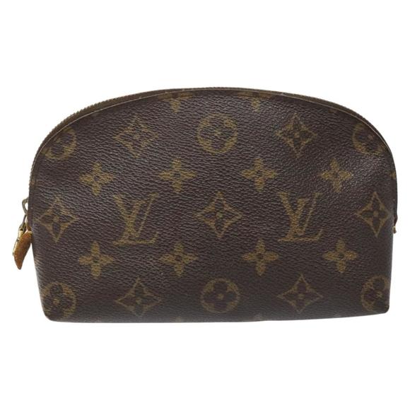 LOUIS VUITTON Monogram Pochette Cosmetic PM Cosmetic Pouch M47515 LV Auth 114187 - Picture 13 of 16
